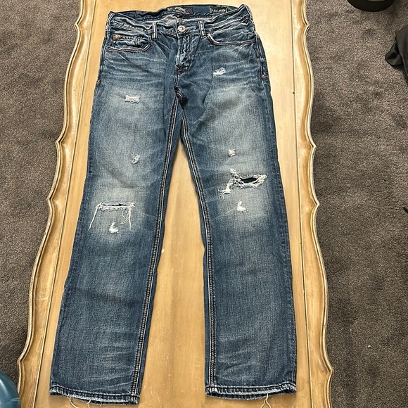 Men’s silver jeans Size W32/L32 “Allan” fit - Picture 1 of 7